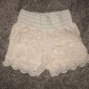 Crochet shorts